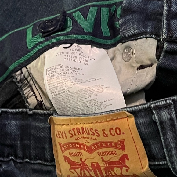 🩵Levi Boy’s Adjustable Waist Jeans - Size 10 - Picture 8 of 10
